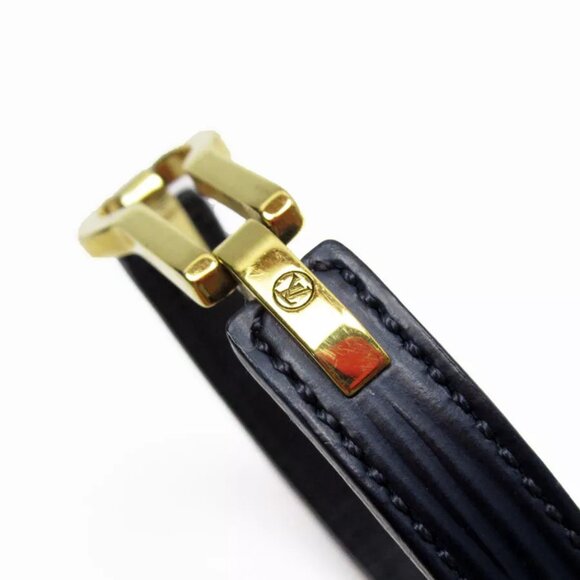 Auth LOUIS VUITTON Bracelet Navy Epi Leather - Picture 5 of 7
